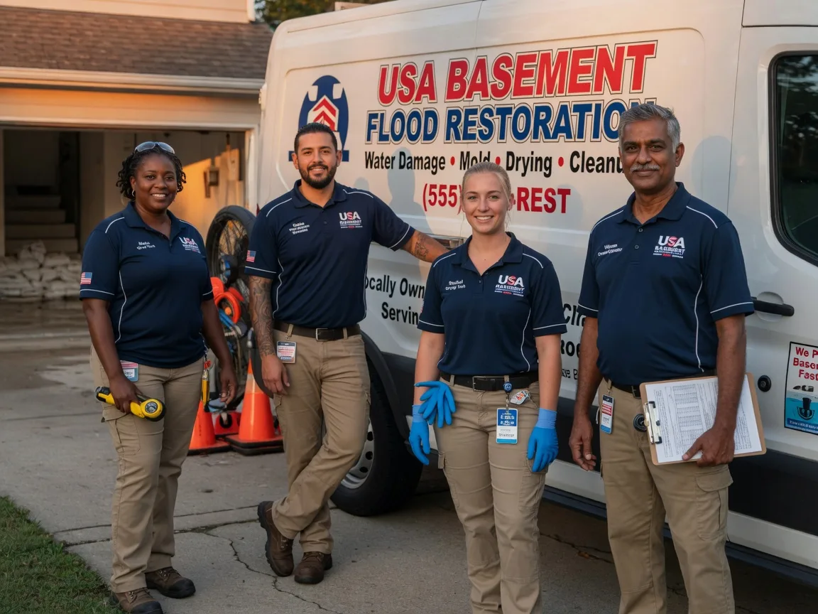 Basement Flood Cleanup company in Brave, PA