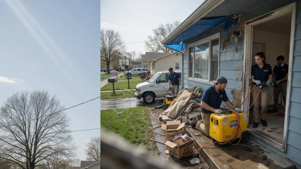 Basement Flood Cleanup in Brave, PA near me